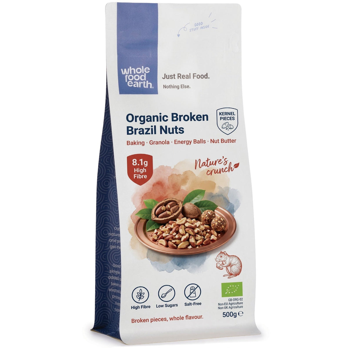 Noci del Brasile Biologiche Spezzate