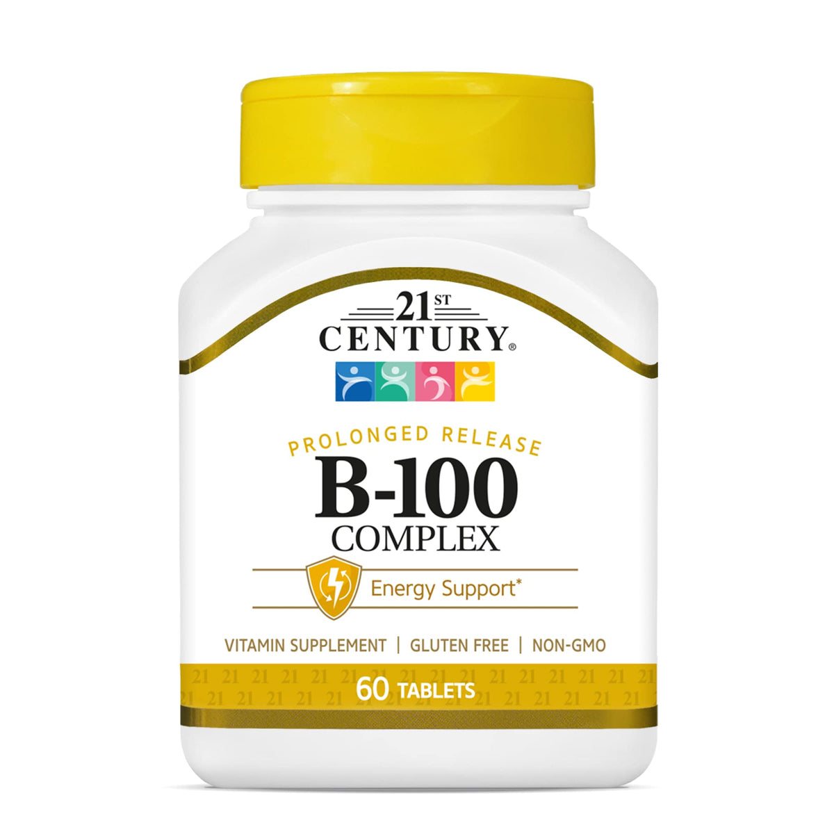 21st Century B 100 Complex Prolonged Release Caplets β 60 Count (Pack of 1)