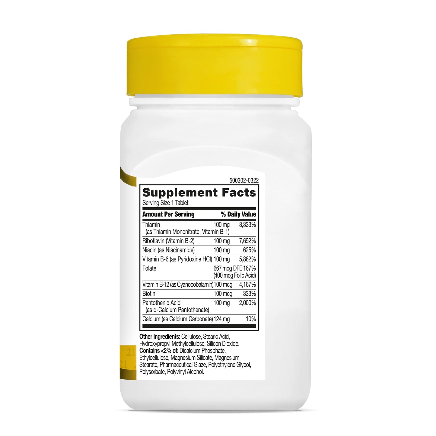 21st Century B 100 Complex Prolonged Release Caplets – 60 Count (Pack of 1)