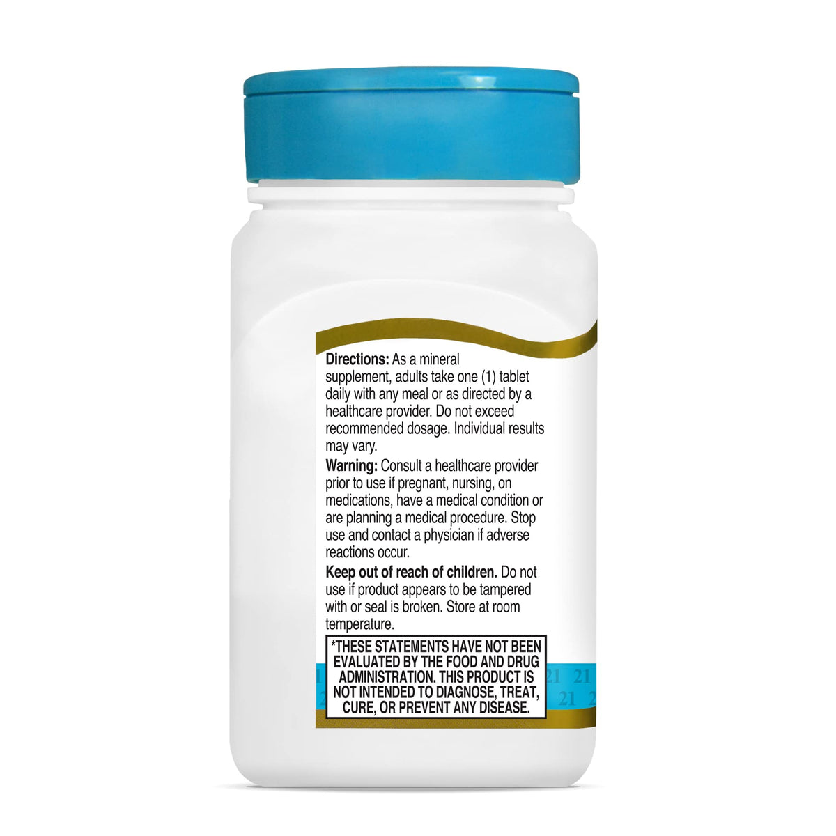 21st Century Magnesio Compresse da 250 mg – 110 Pezzi | Supporto per Ossa e Muscoli