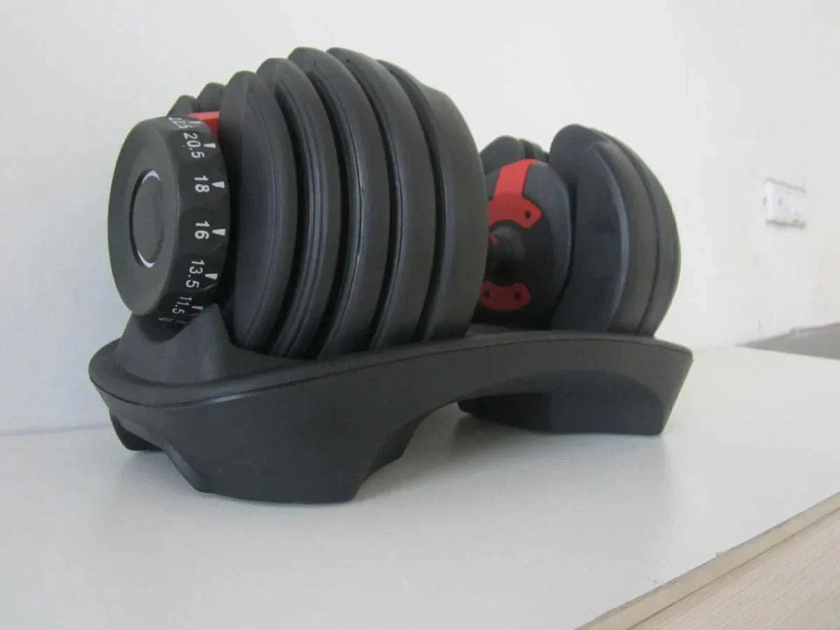 24KG Adjustable Dumbbell Gym Weight Lifting Dumbbell Home Fitness Equipment