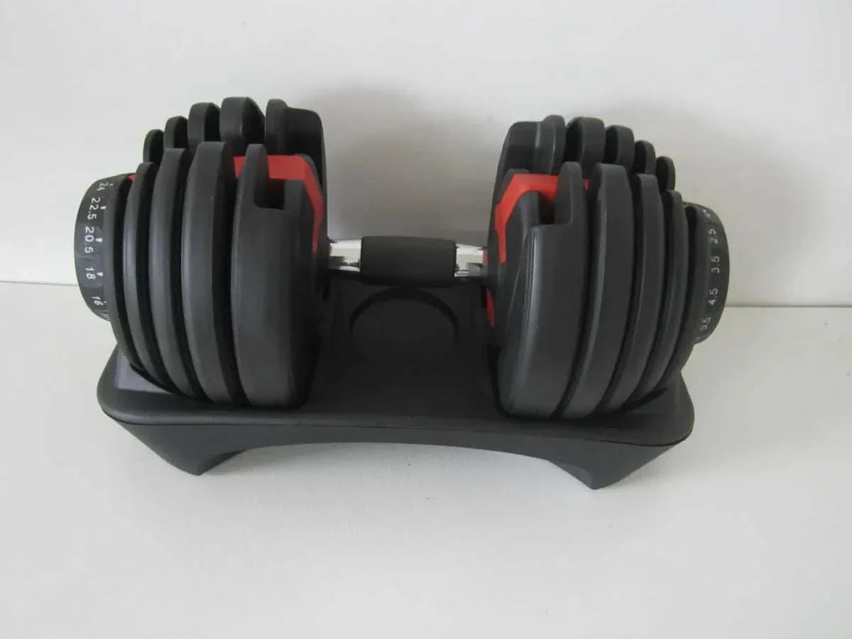 24KG Adjustable Dumbbell Gym Weight Lifting Dumbbell Home Fitness Equipment