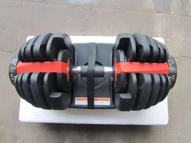 24KG Adjustable Dumbbell Gym Weight Lifting Dumbbell Home Fitness Equipment