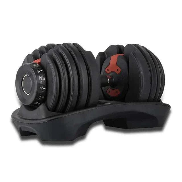 24KG Adjustable Dumbbell Gym Weight Lifting Dumbbell Home Fitness Equipment
