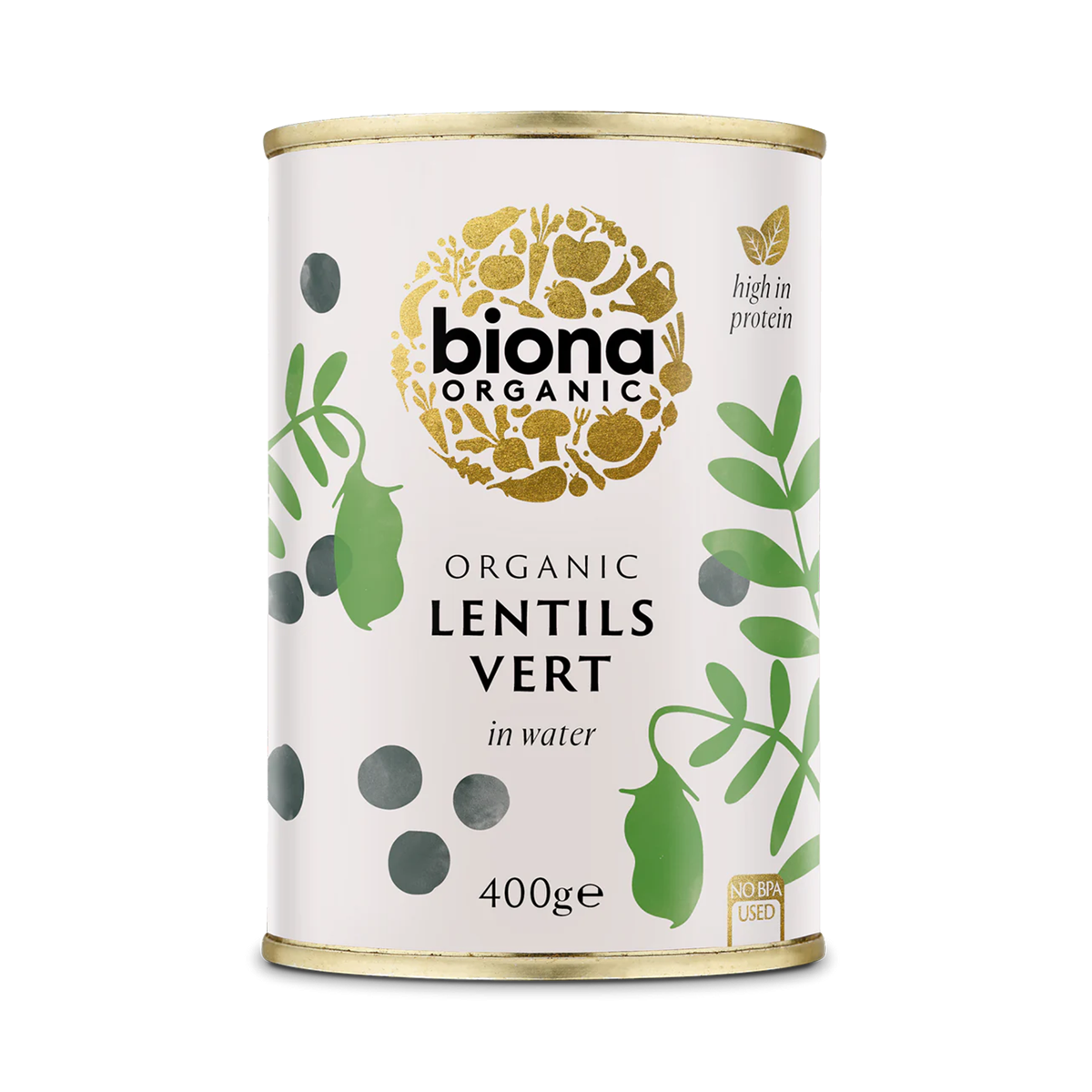 Organic Lentils Vert - 400g - Biona
