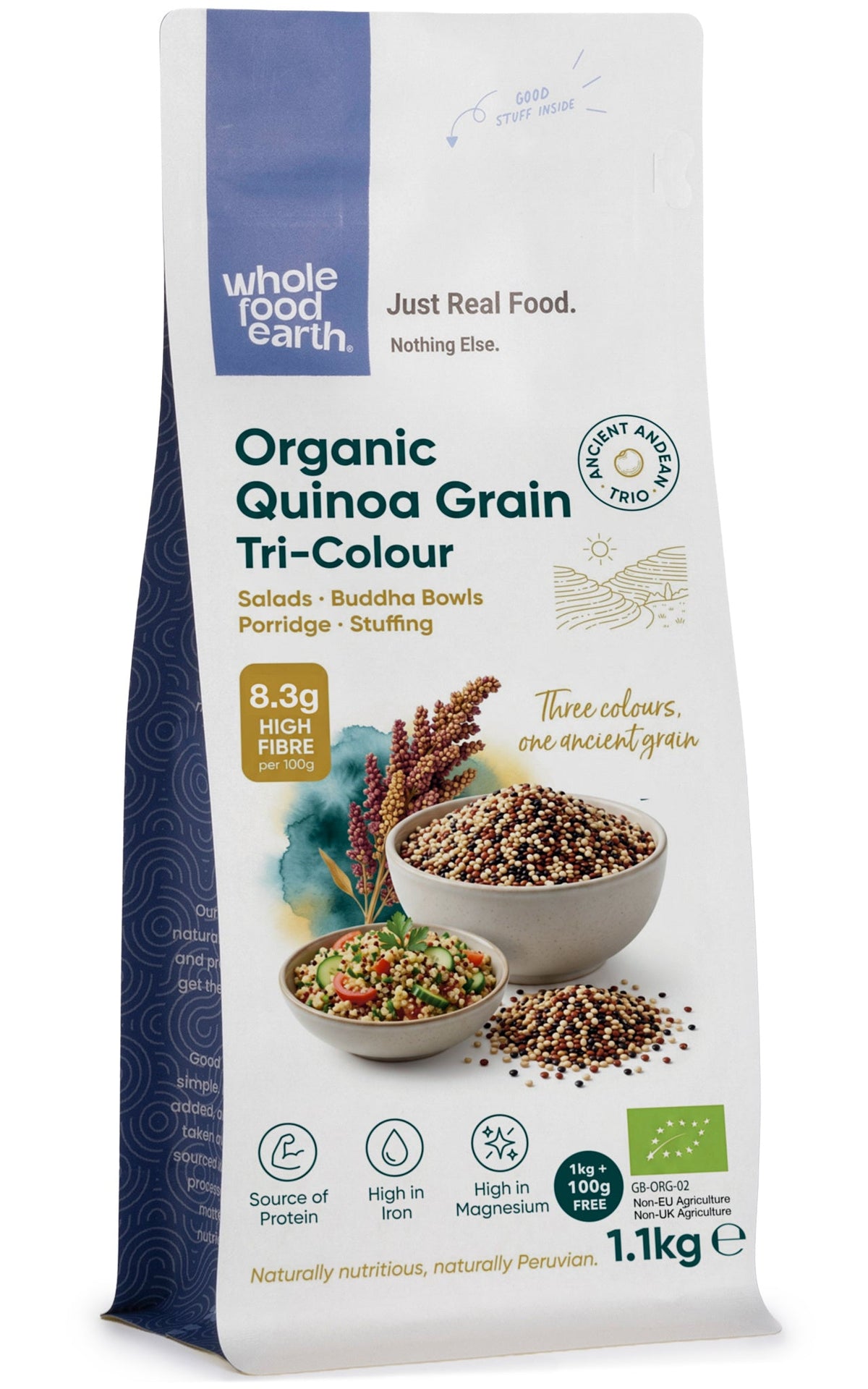 Organic Quinoa Grain (Tri - Colour)