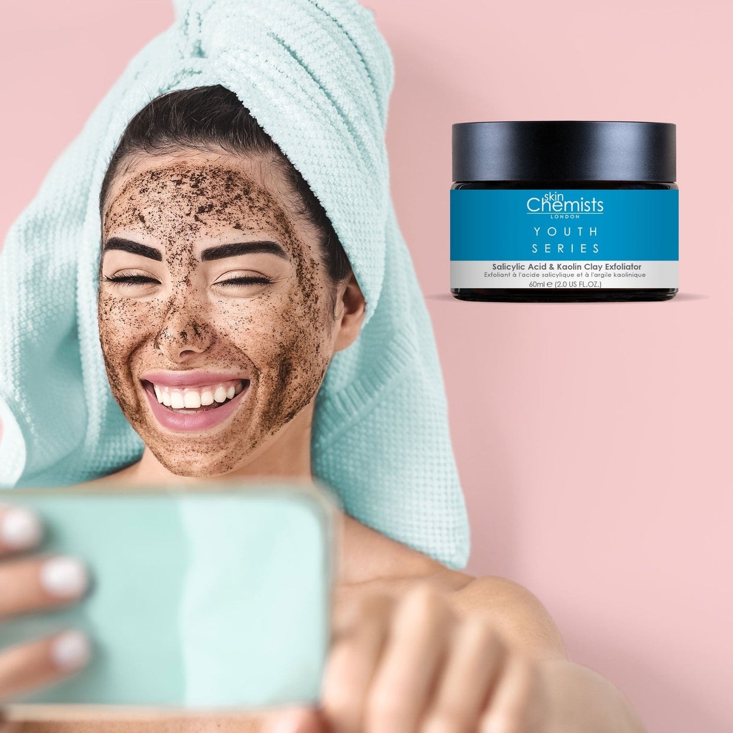 مقشر بحمض الساليسيليك وطين الكاولين 60 مل