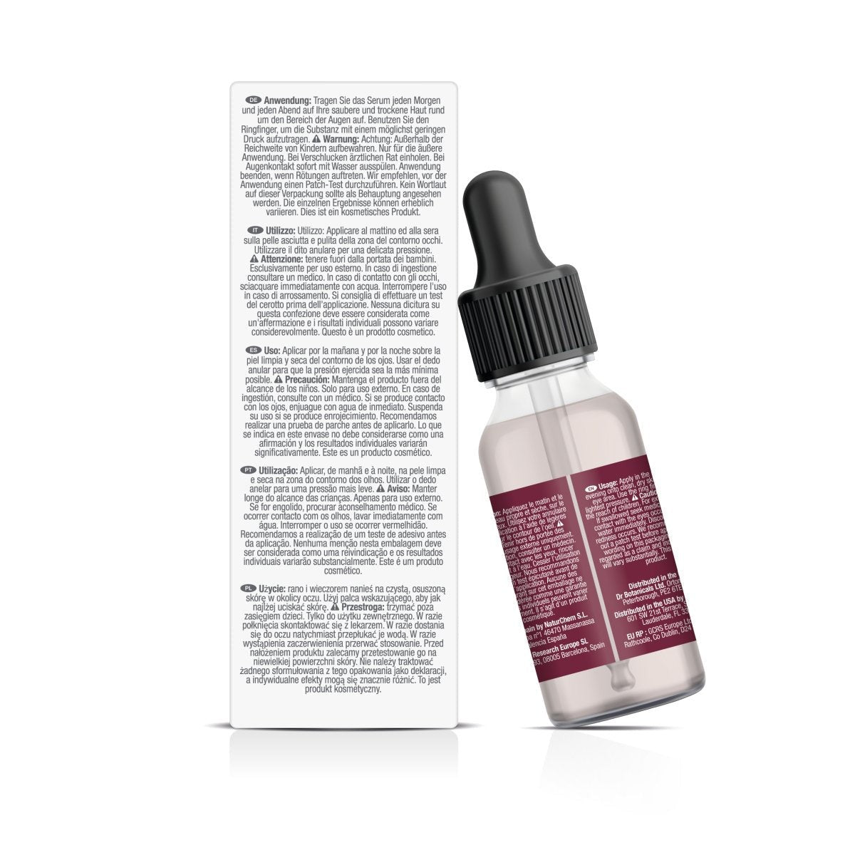 Siero Contorno Occhi Notte Intensivo Rosa e Lavanda 15ml