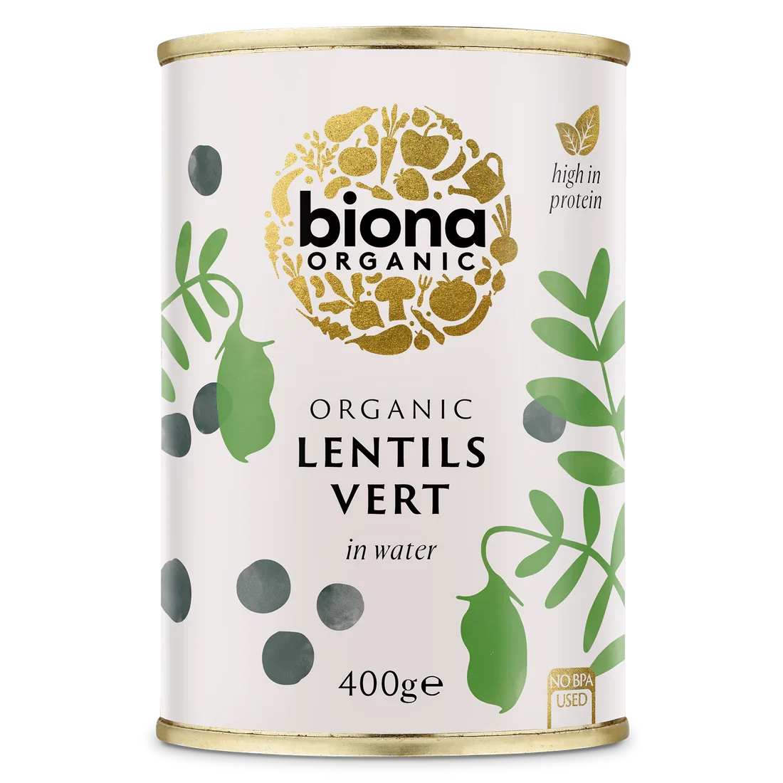 Organic Lentils Vert - 400g - Biona