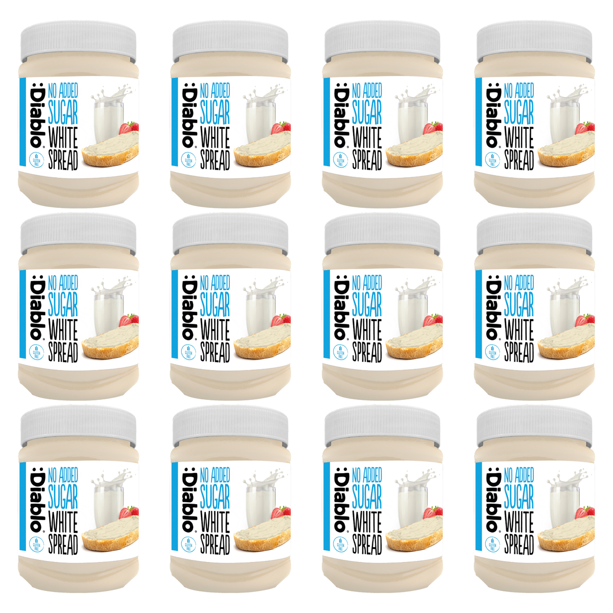 No Added Sugar White Chocolate Spread (350g)