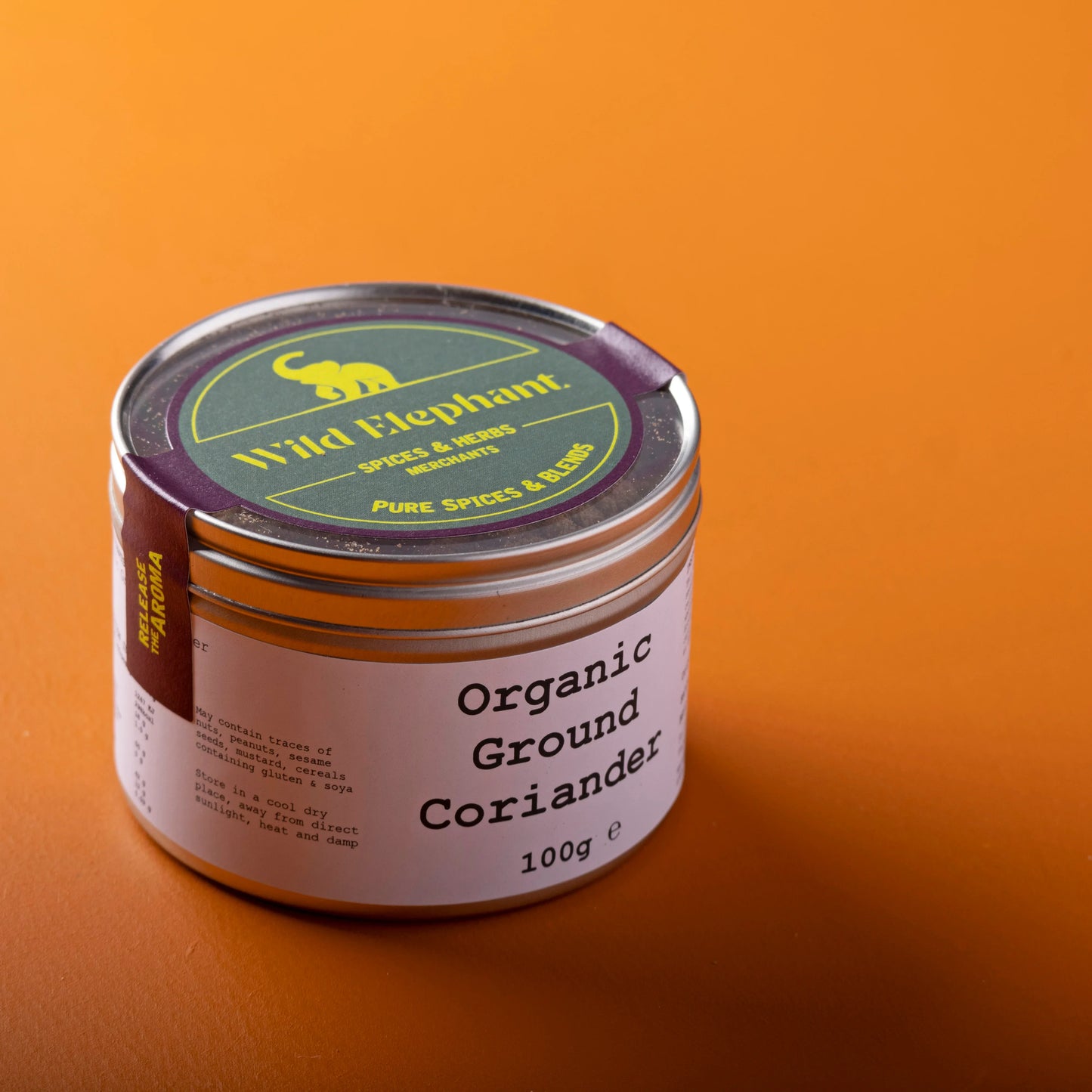 Organic Ground Coriander - Wild Elephant - 100g