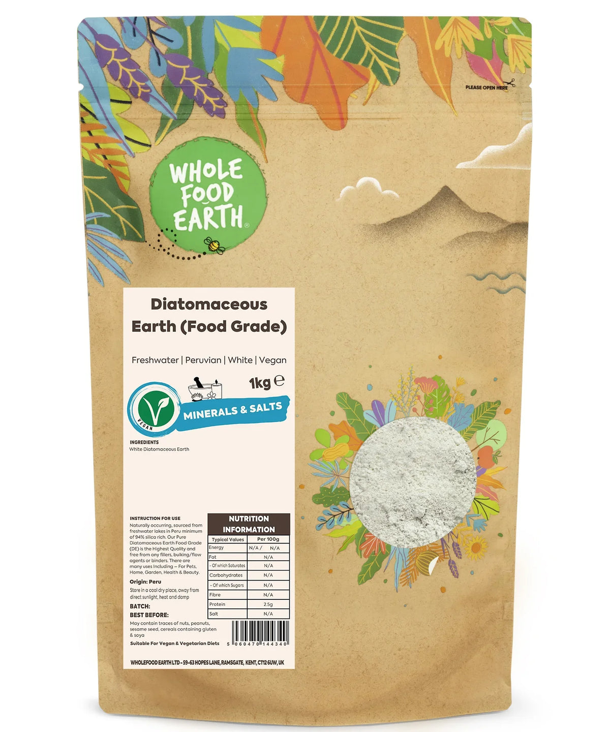 Diatomaceous Earth (Food Grade) - HealVia