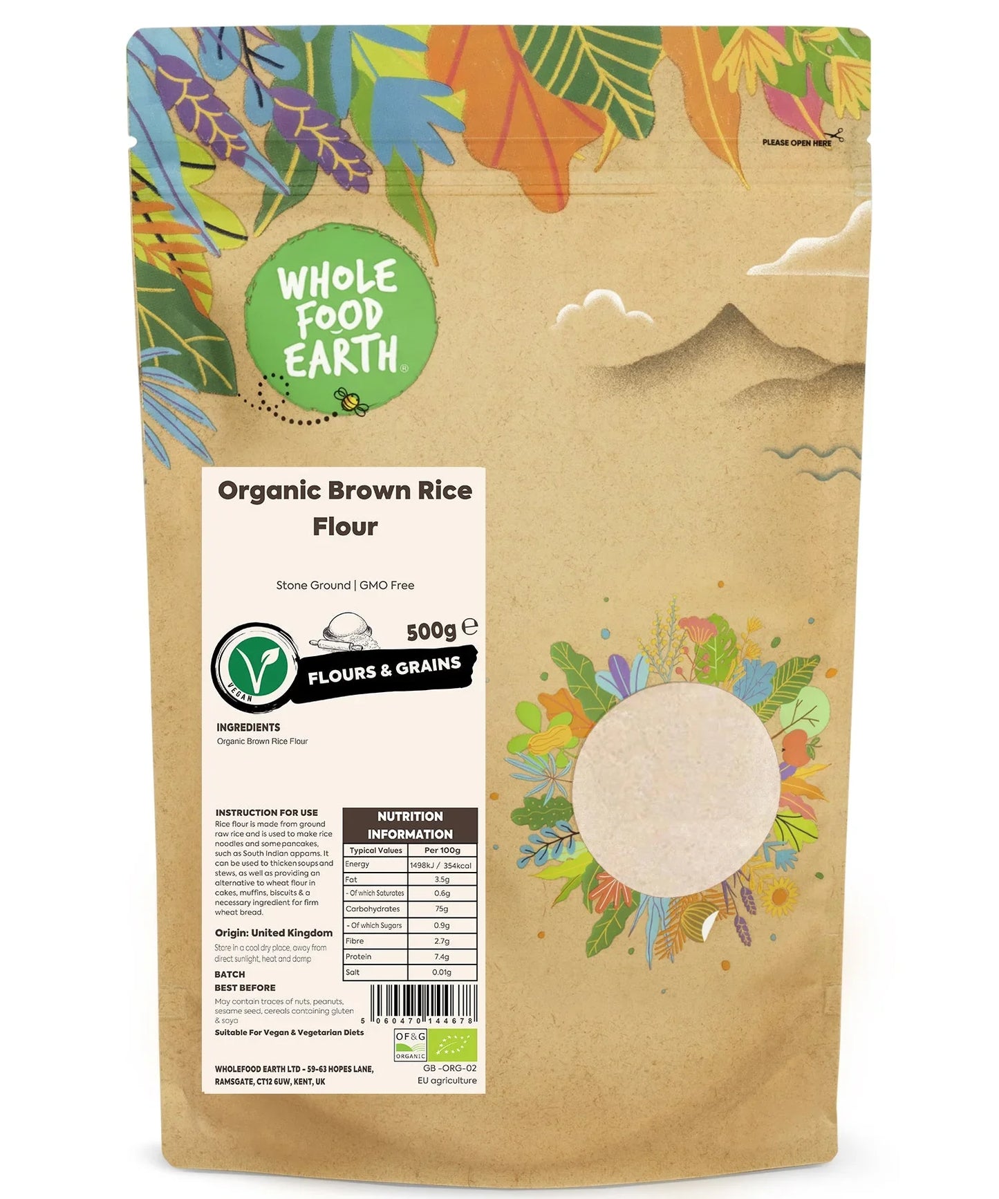 Organic Brown Rice Flour - Serious Grains