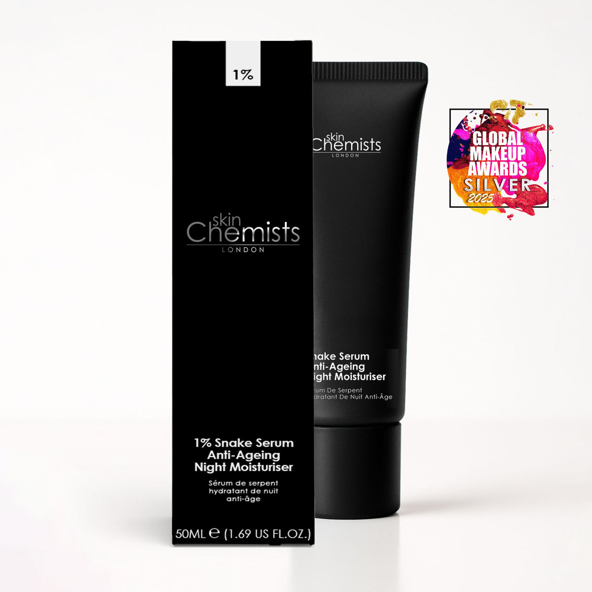 skinChemists Snake Serum Crema Idratante Notte Anti-Età 50ml