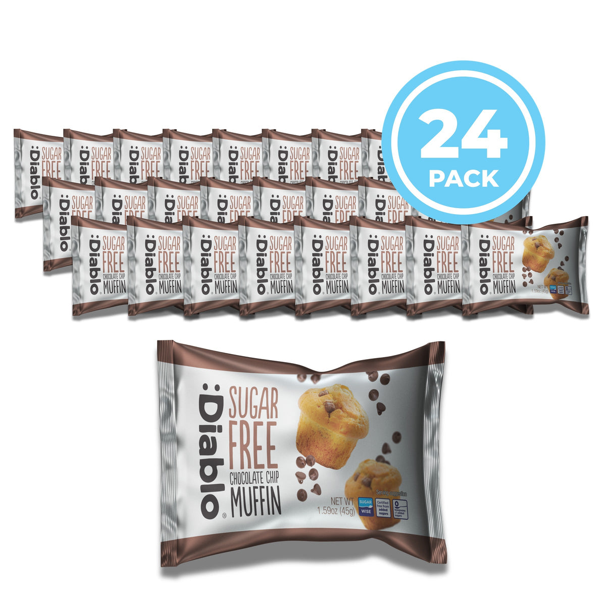 Sugar Free Chocolate Chip Muffin (45g)