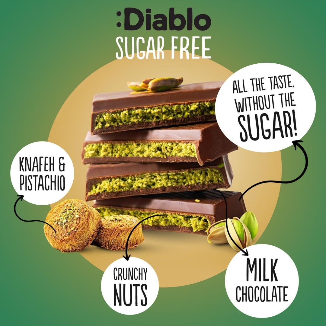 No Added Sugar Dubai Chocolate 200g - LIMITED EDITION