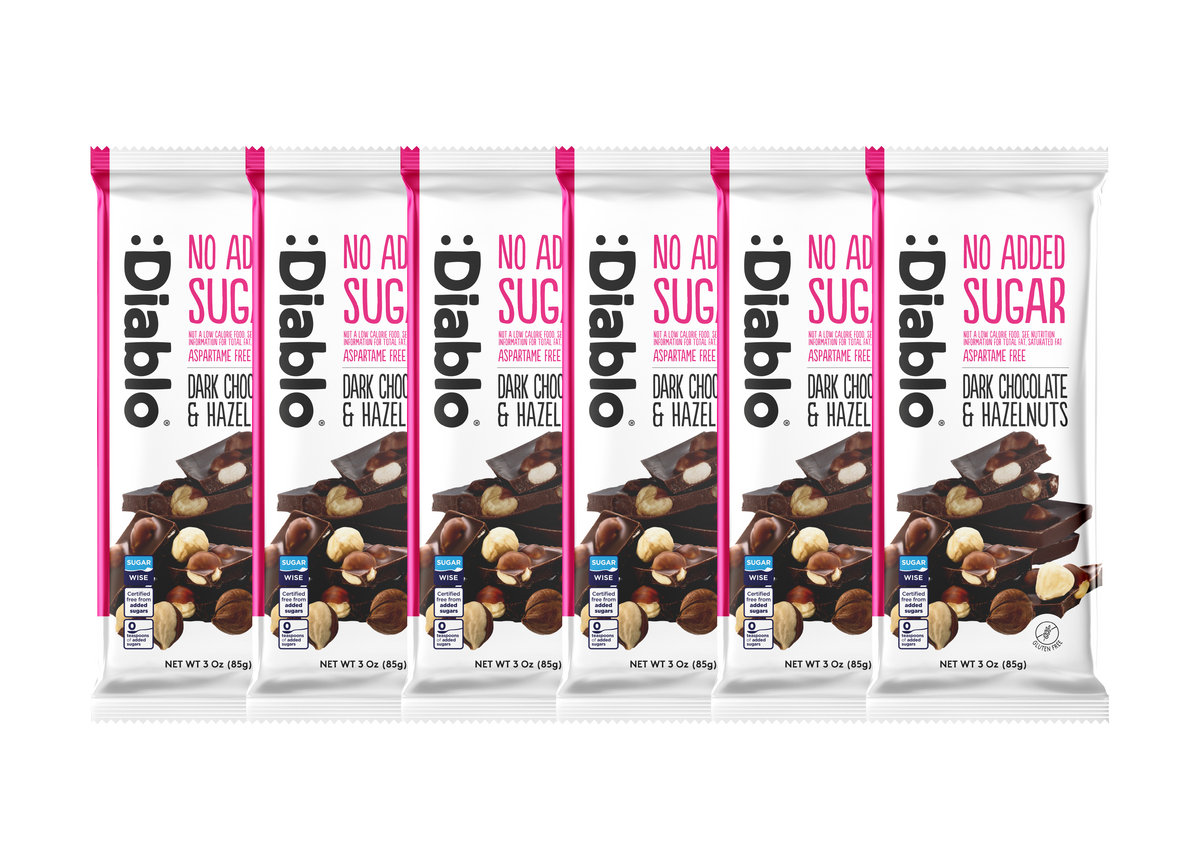 No Added Sugar Dark Chocolate with Hazelnuts Maltitol (85g)