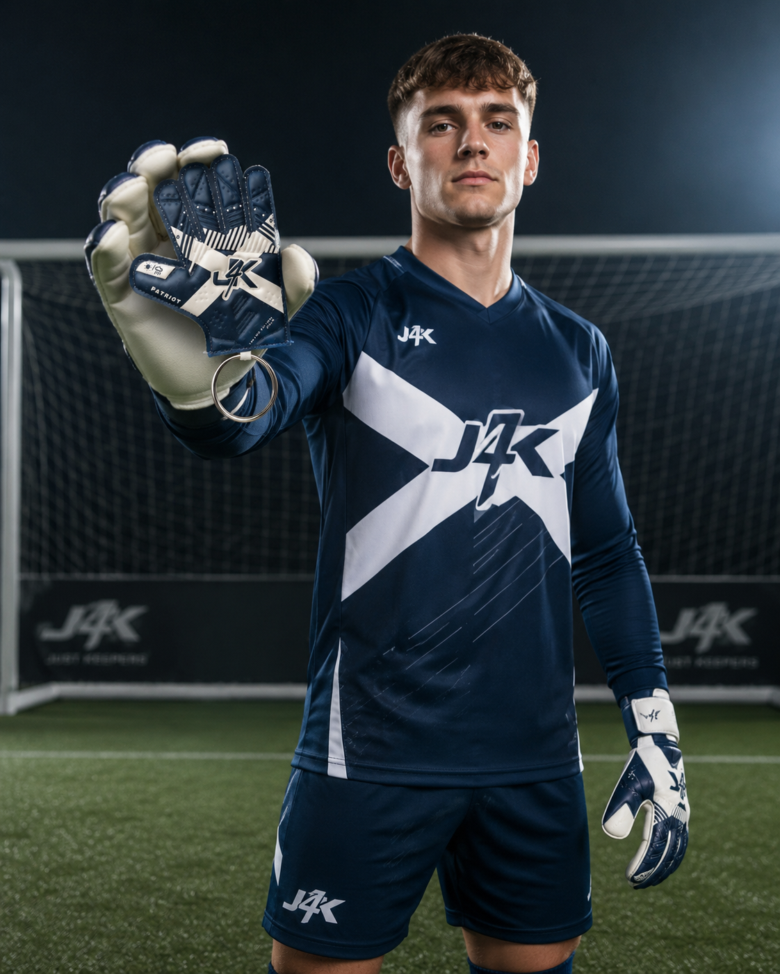 J4K Scotland Goalkeeper Keyring