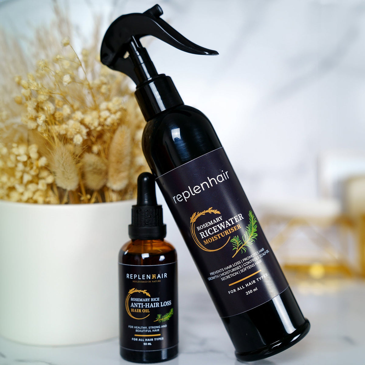 Rosemary Rice Water Anti-Hair Loss Bundle | Reduces Hair Loss