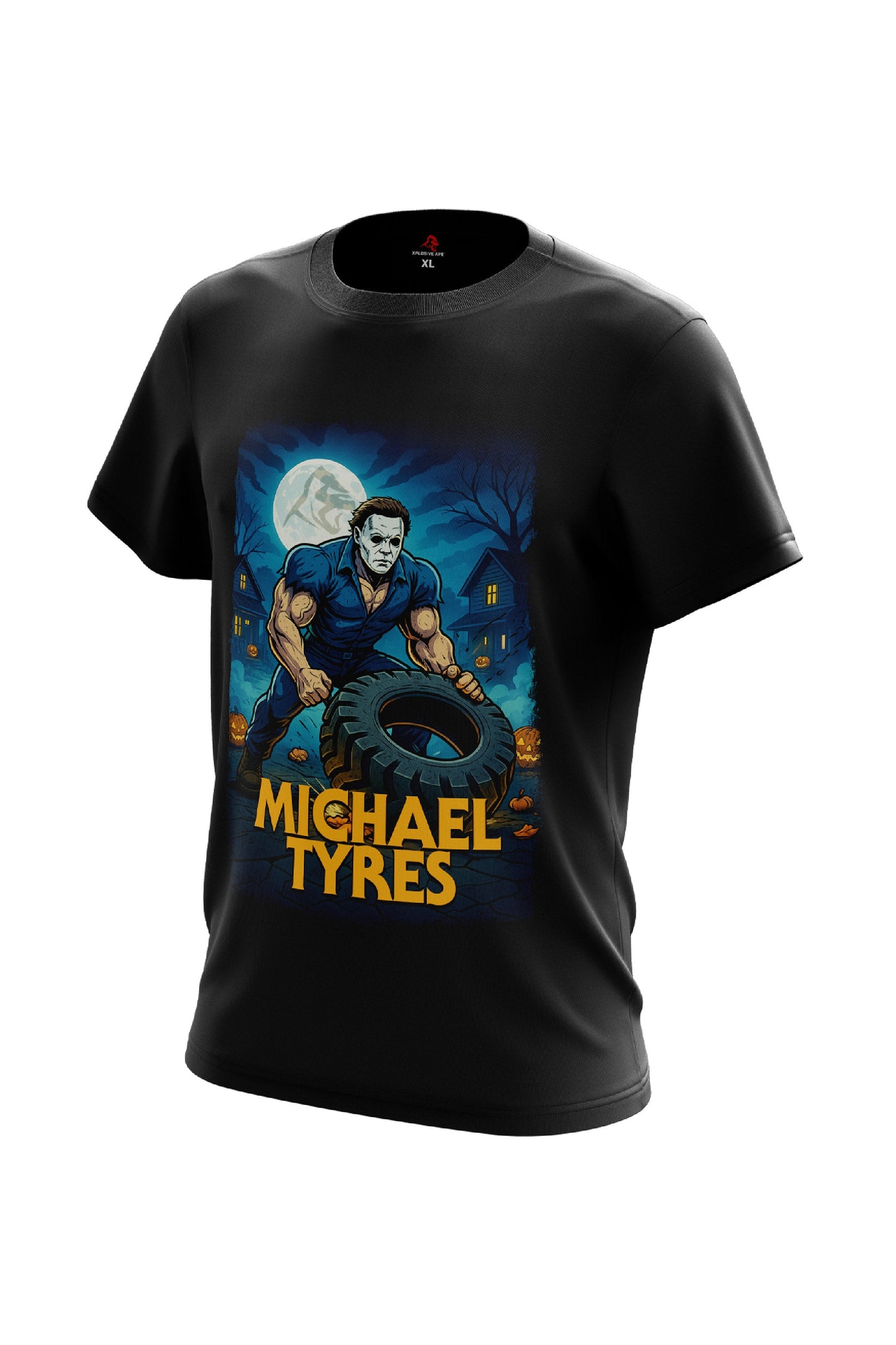 تيشيرت XAPE Michael Tyres - أسود