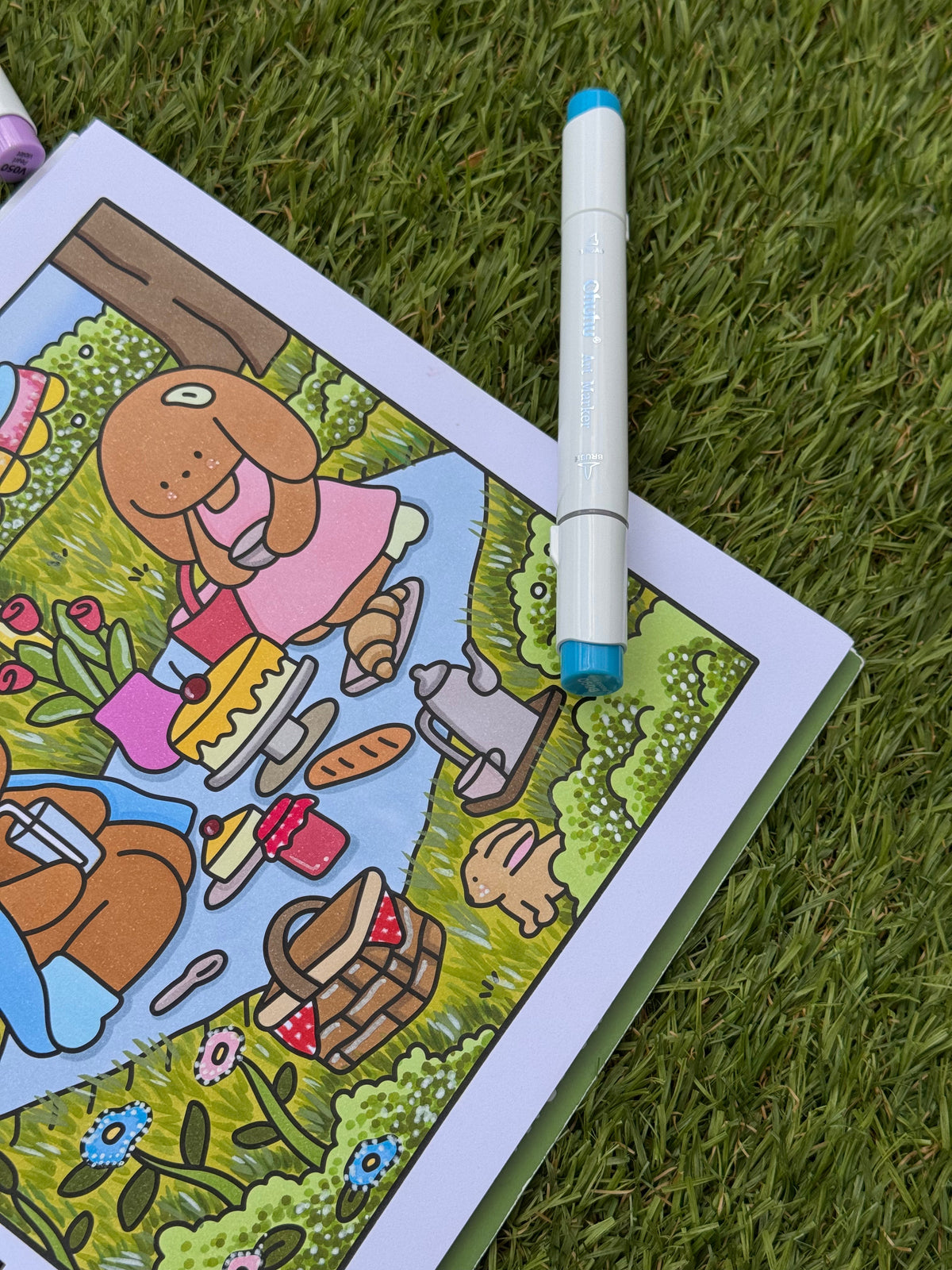 By Bowy First Edition Perfect Bound Colouring Book