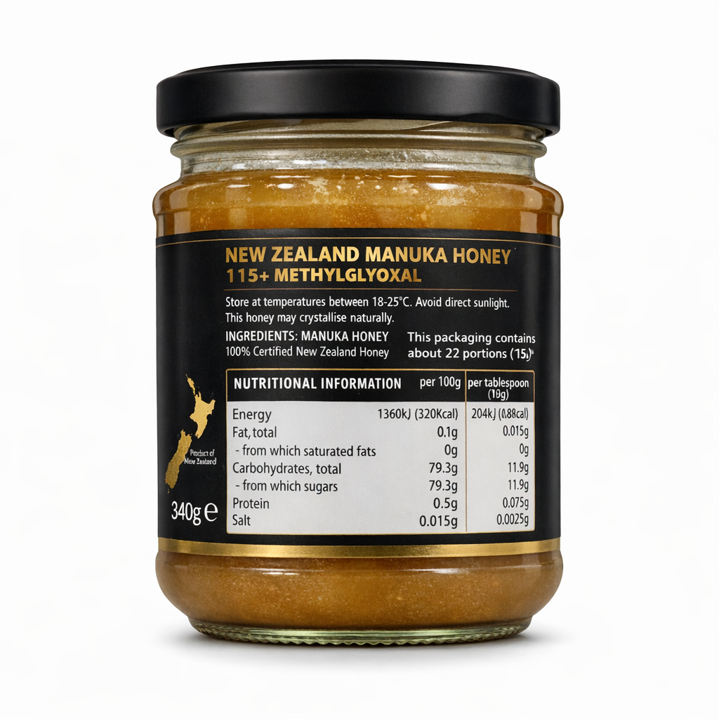 Queen Bee Manuka Honey MG115 - 340g