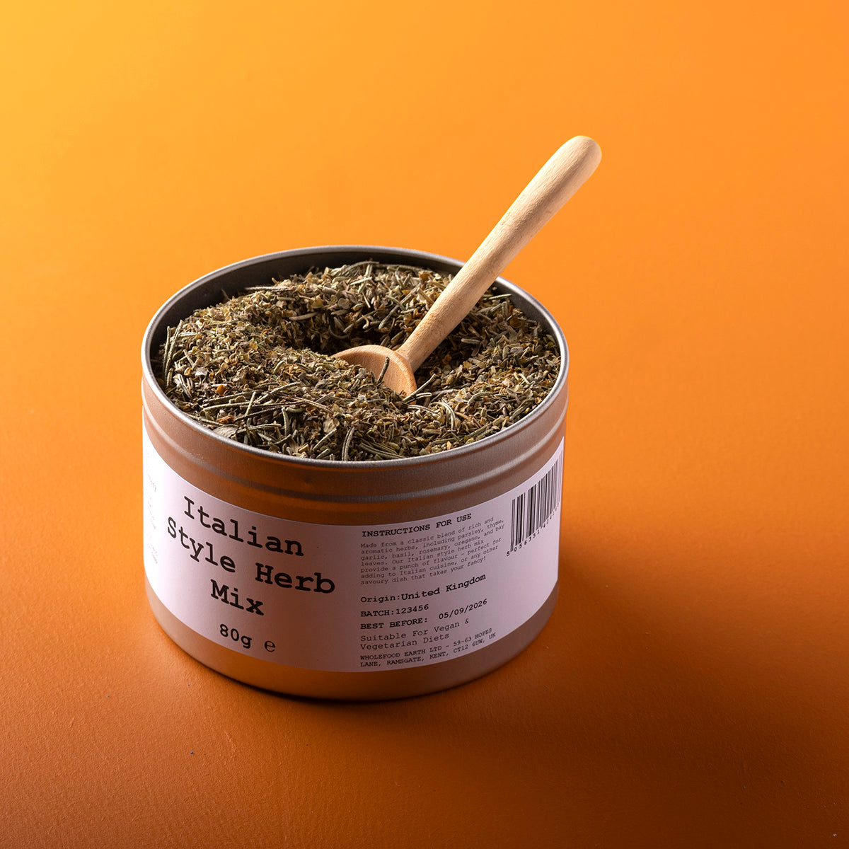 Organic Italian Style Herb Mix - Wild Elephant - 80g