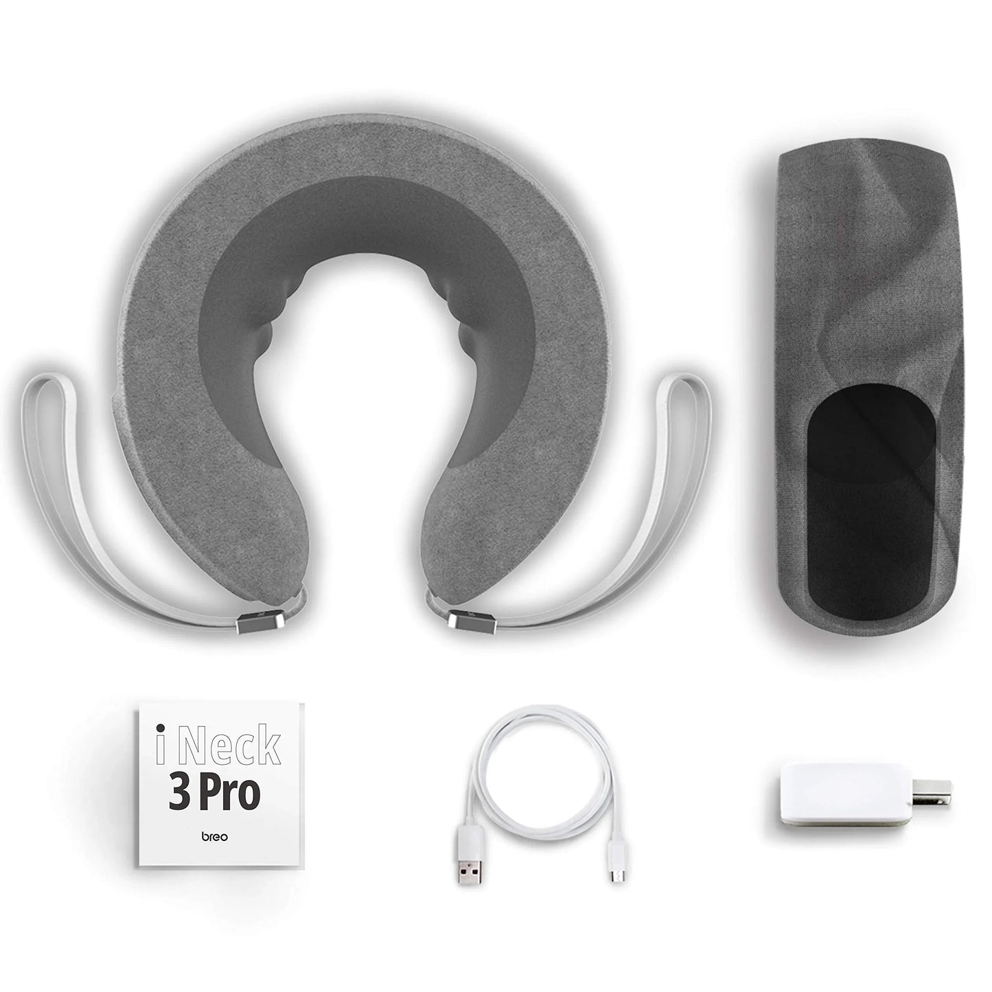 Breo iNeck 3 Pro Smart Neck Massage Pillow – Ergonomic 270° Comfort Cushion with Heat & App Control