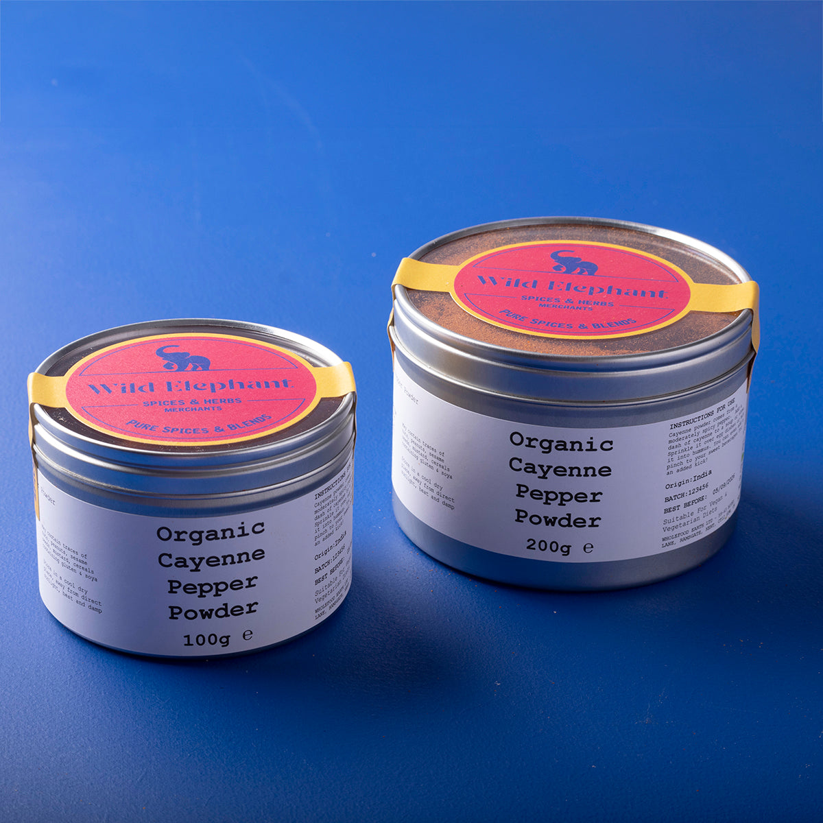 Organic Cayenne Pepper Powder - Wild Elephant - HealVia