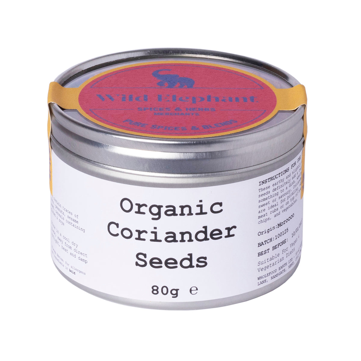 Semi di Coriandolo Biologico - Wild Elephant - 80g