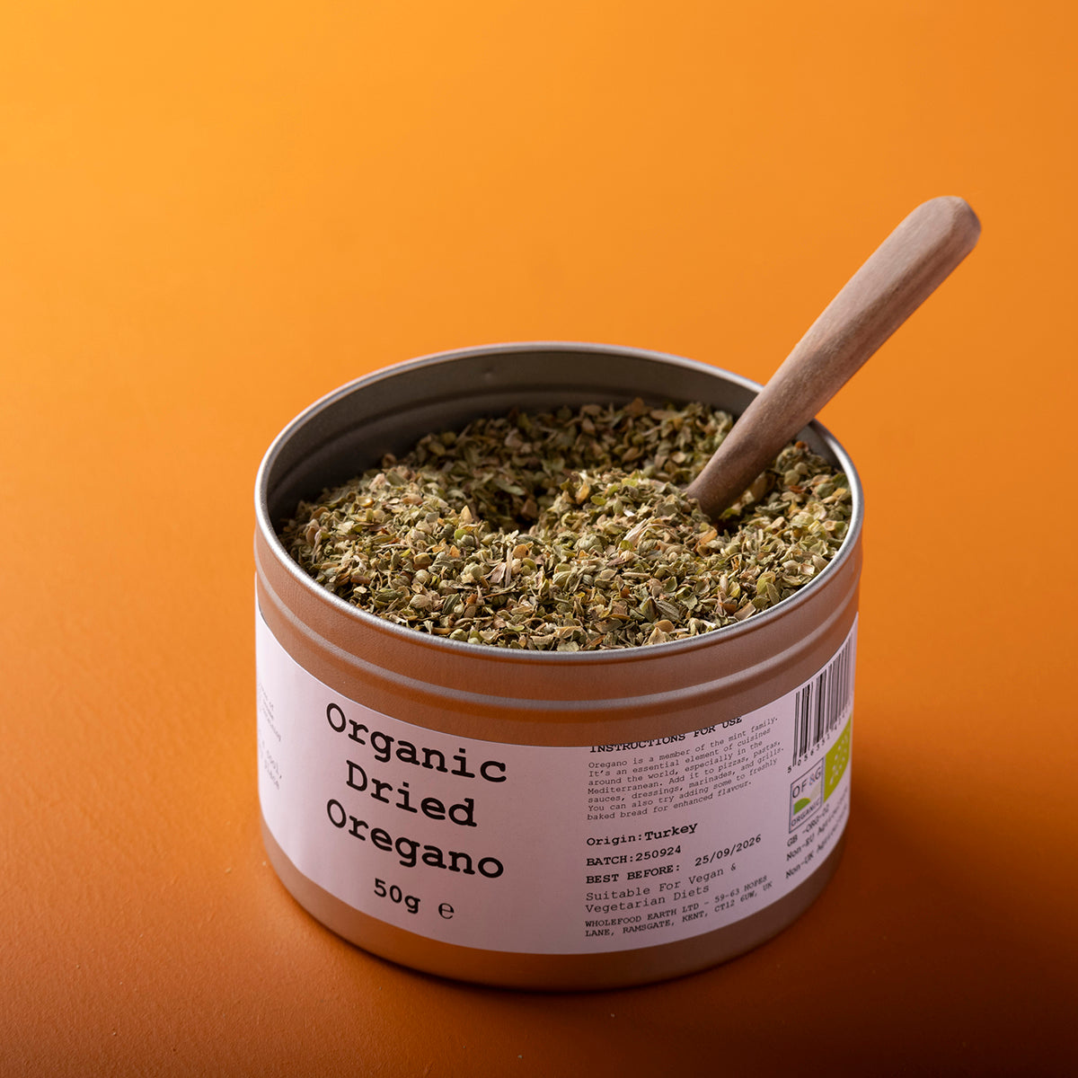 Organic Dried Oregano - Wild Elephant - 50g