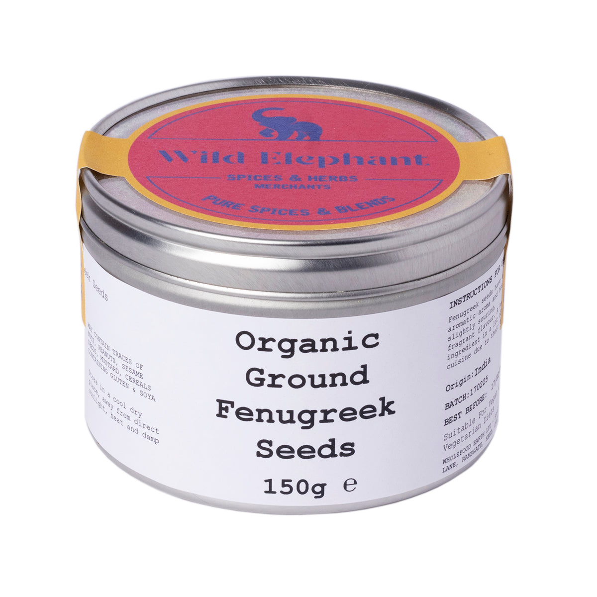Semi di Fieno Greco Macinati Biologici - Wild Elephant - 150g