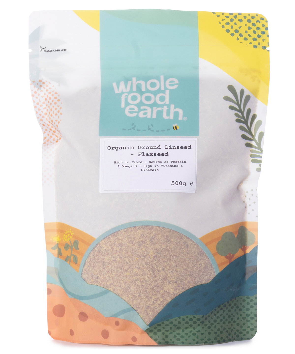 Organic Ground Linseed/Flaxseed - HealVia