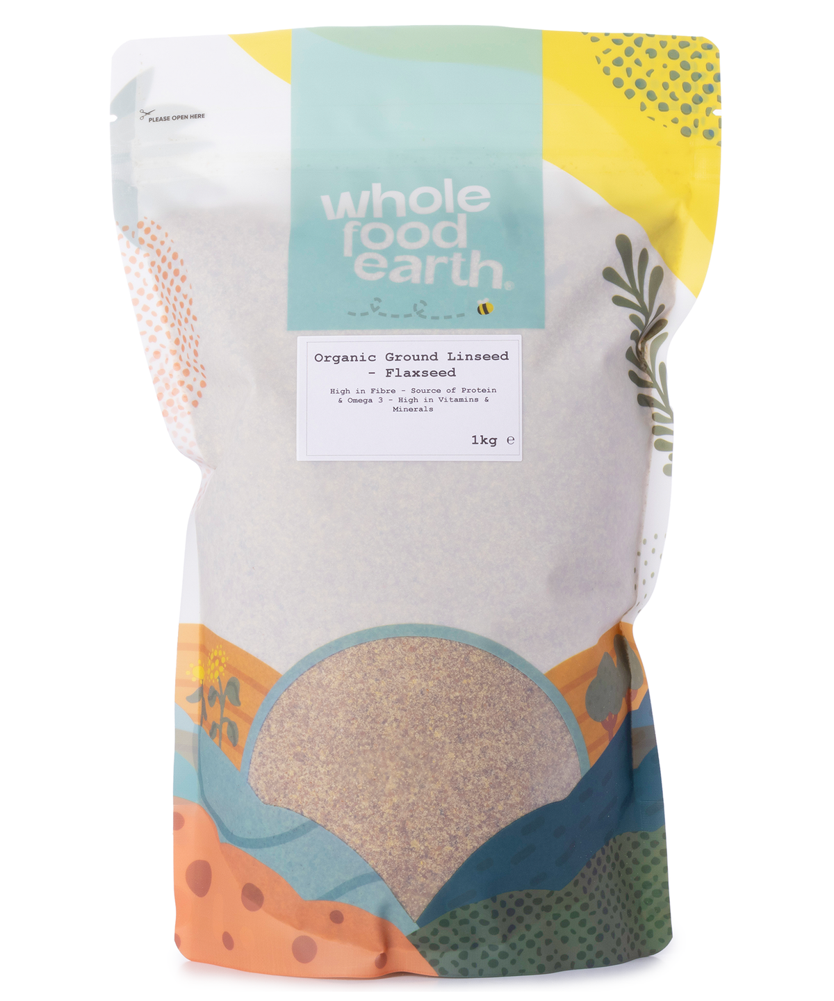 Organic Ground Linseed/Flaxseed - HealVia