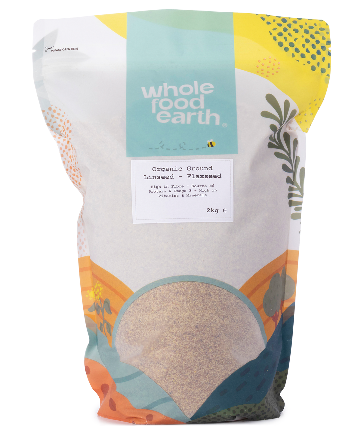 Organic Ground Linseed/Flaxseed - HealVia