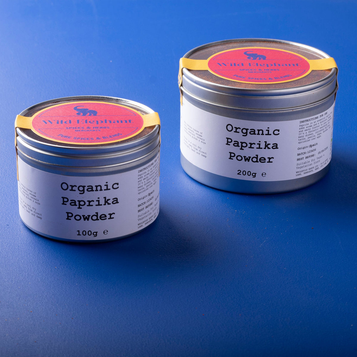 Organic Paprika Powder - Wild Elephant - HealVia