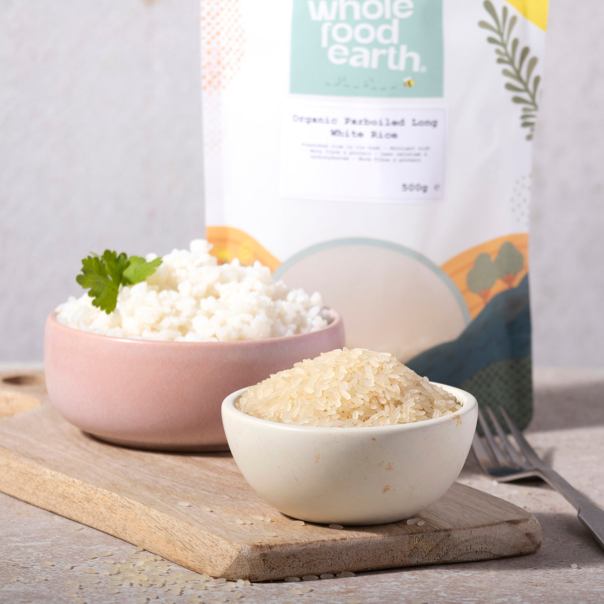 Organic Parboiled Long White Rice - HealVia