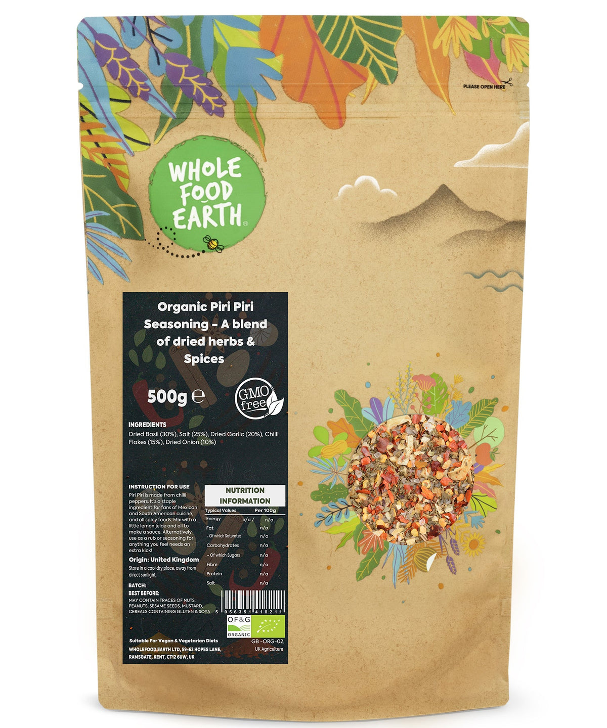 Organic Piri Piri Seasoning - HealVia