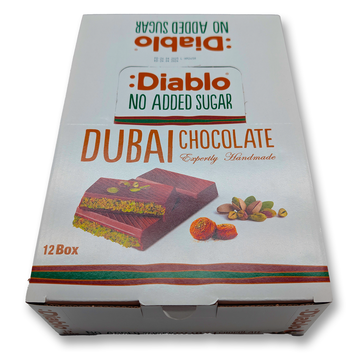 No Added Sugar Dubai Chocolate 200g - LIMITED EDITION
