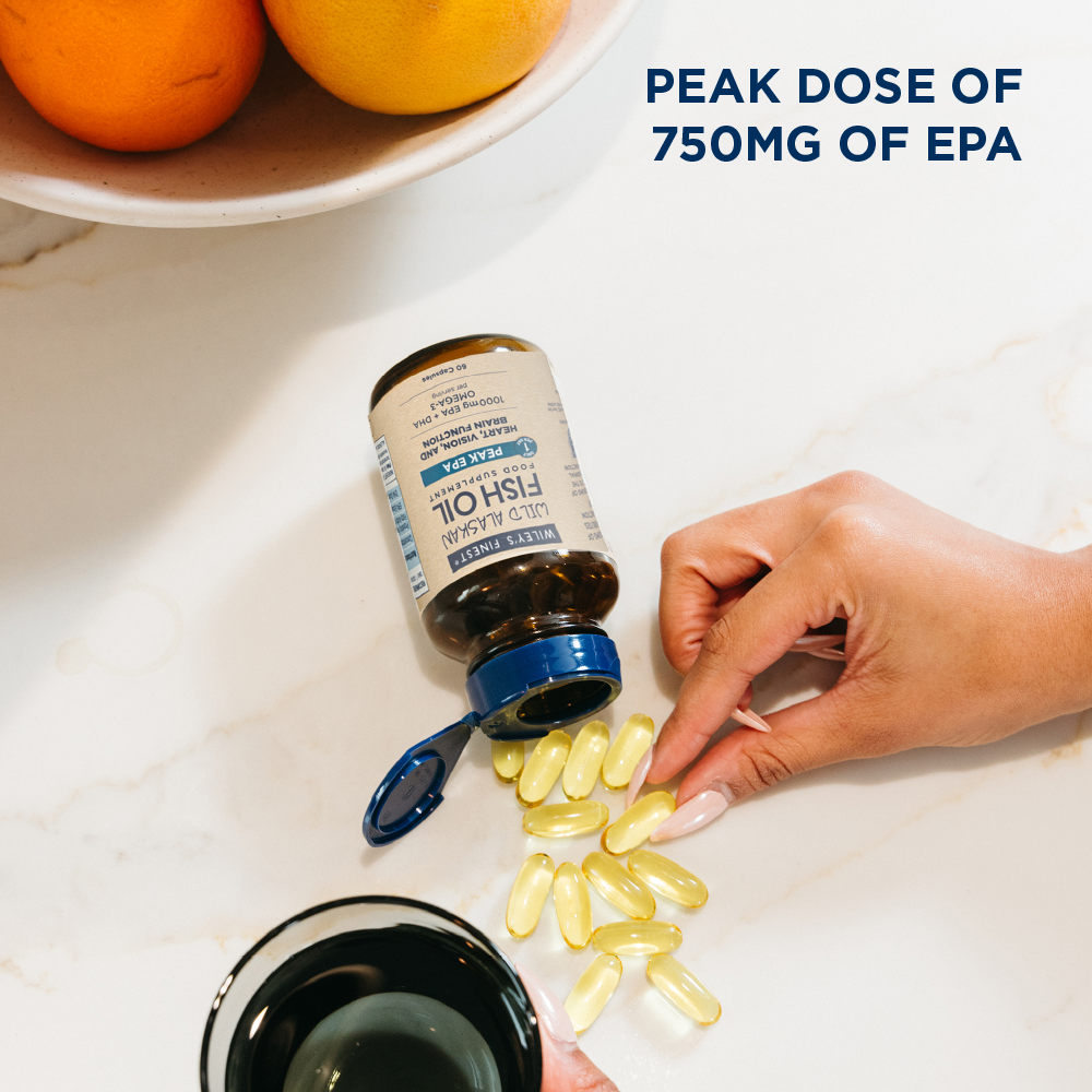 PEAK EPA Omega-3 Fish Oil Capsules - HealVia