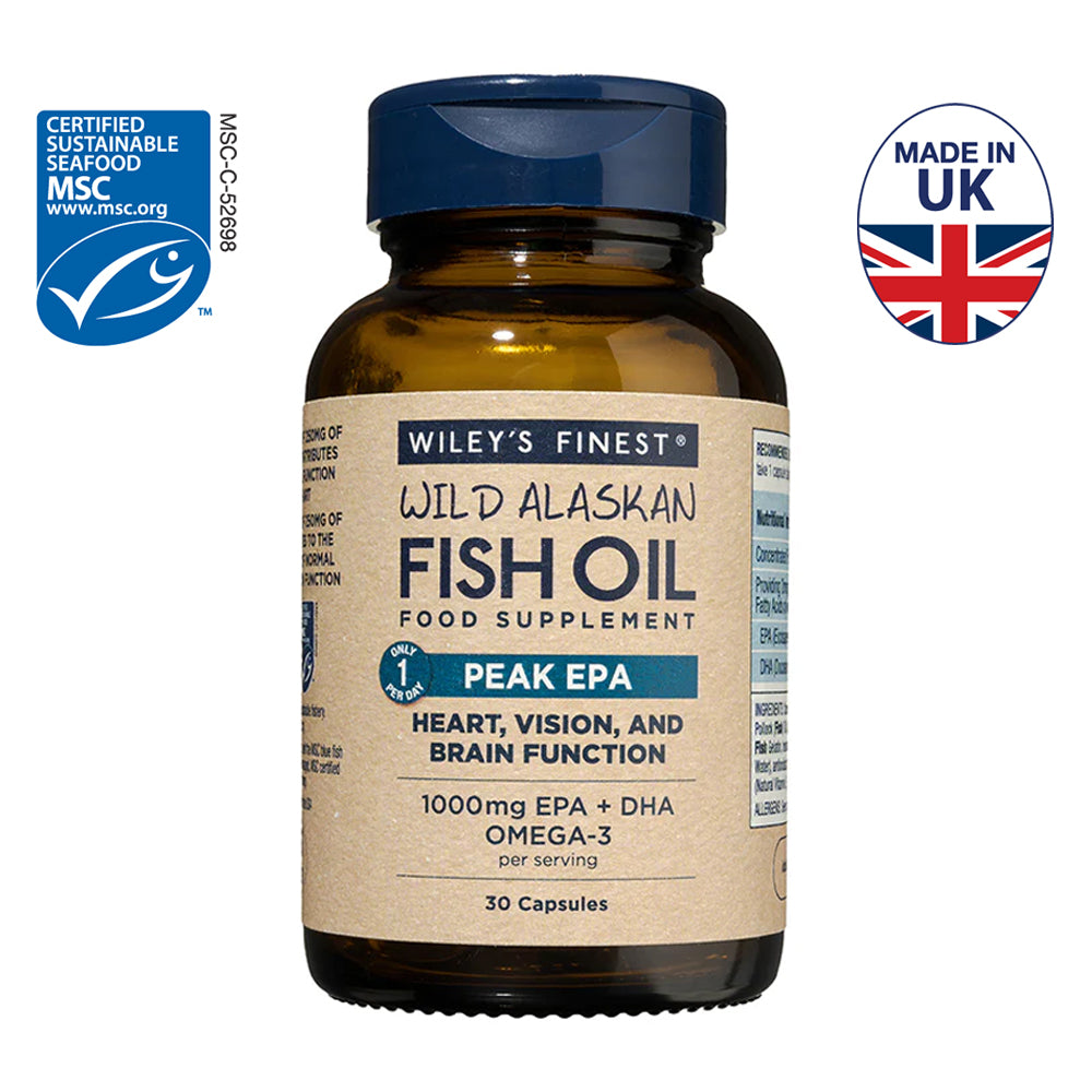 PEAK EPA Omega-3 Fish Oil Capsules - HealVia