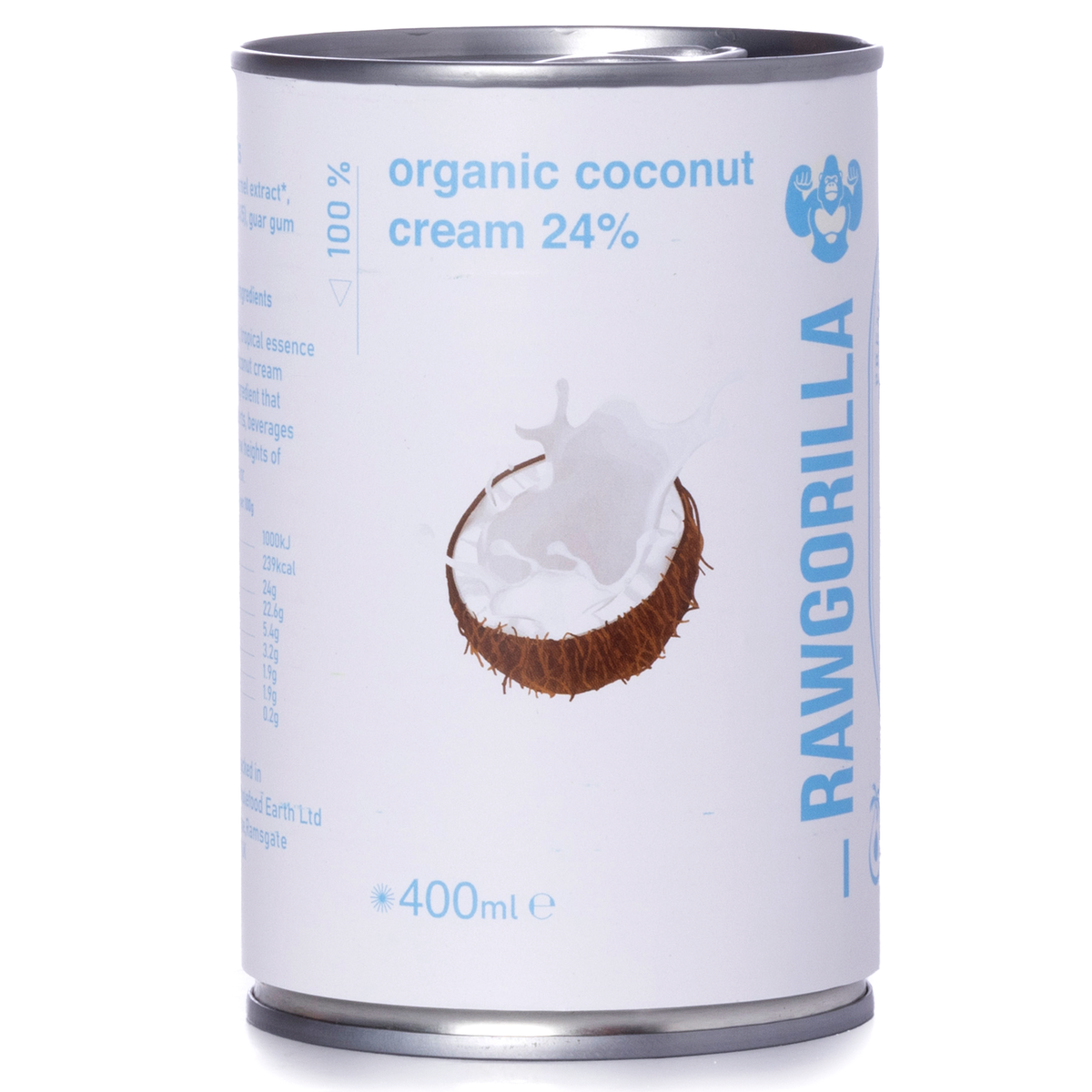 Crema di Cocco Biologica - 400ml - RAWGORILLA