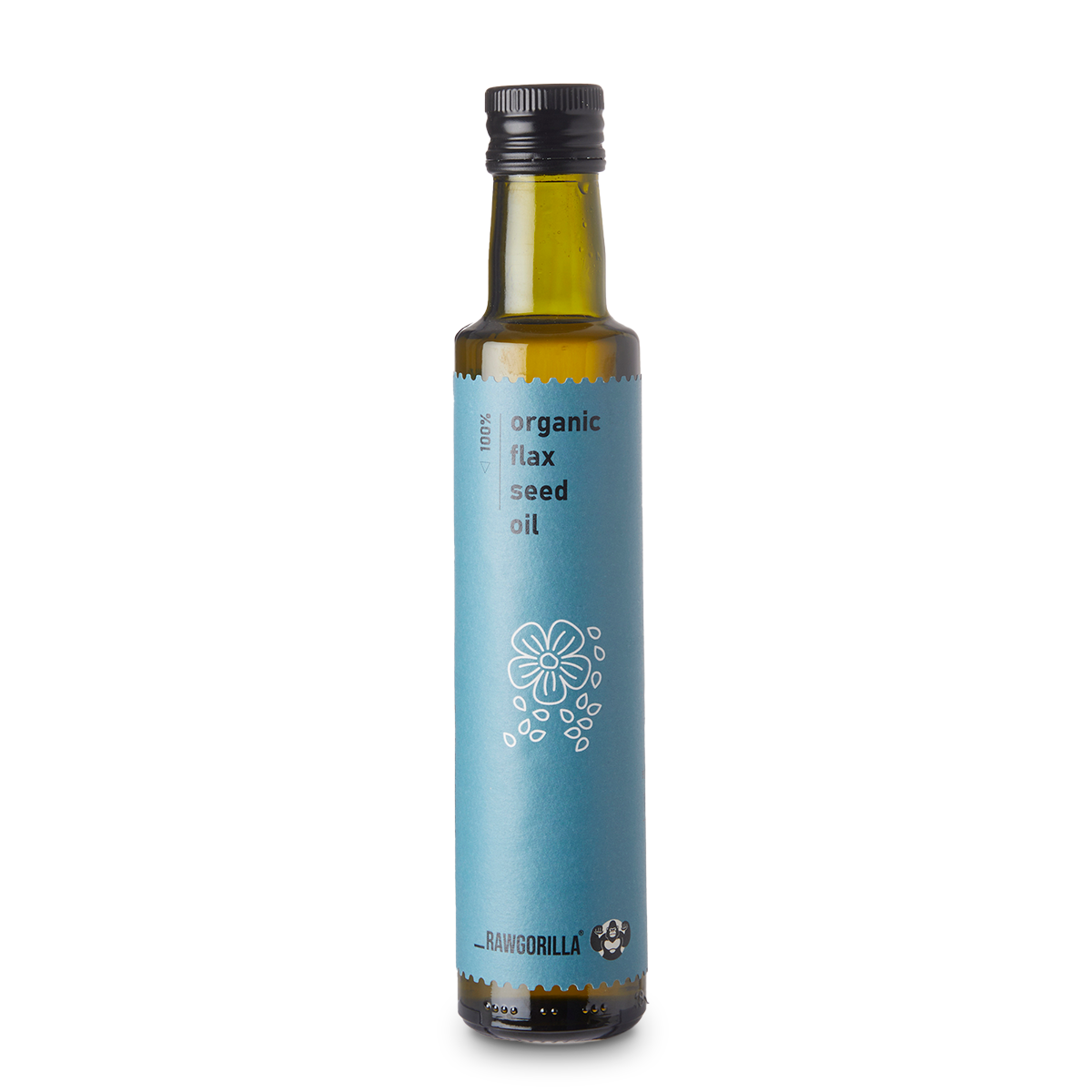 Cold Pressed Organic Flaxseed Oil - 250ml - RAWGORILLA