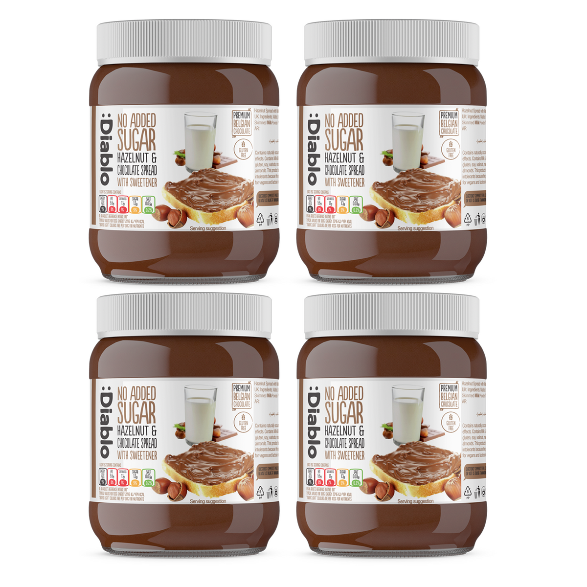 No Added Sugar Hazelnut Chocolate Spread