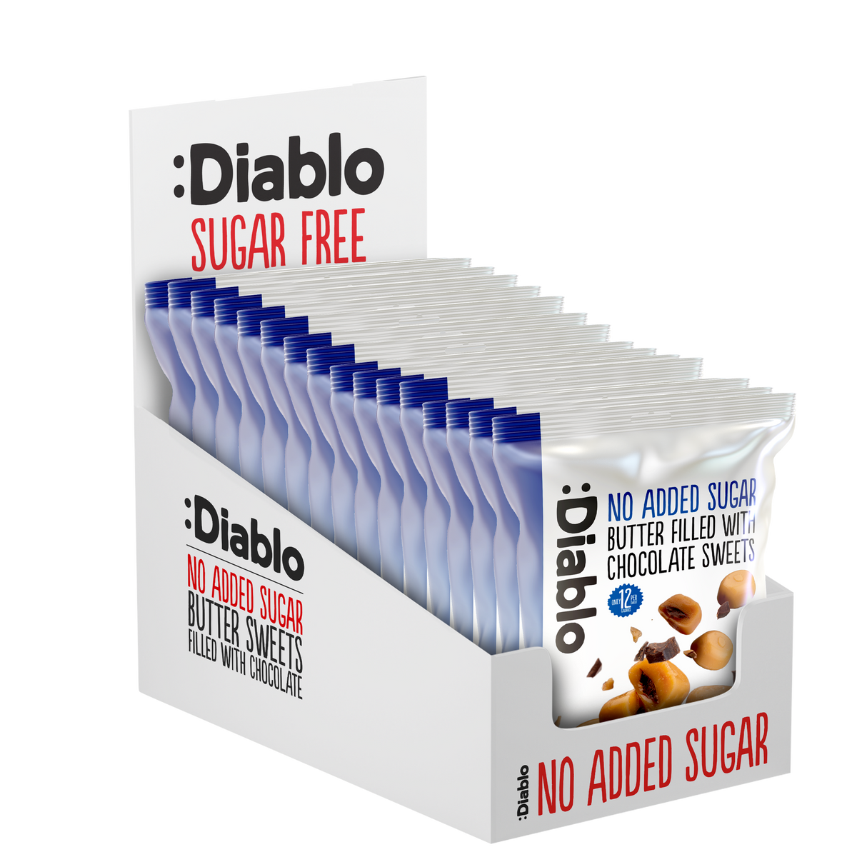 No Added Sugar Butter Filled with Chocolate Sweets (75g)