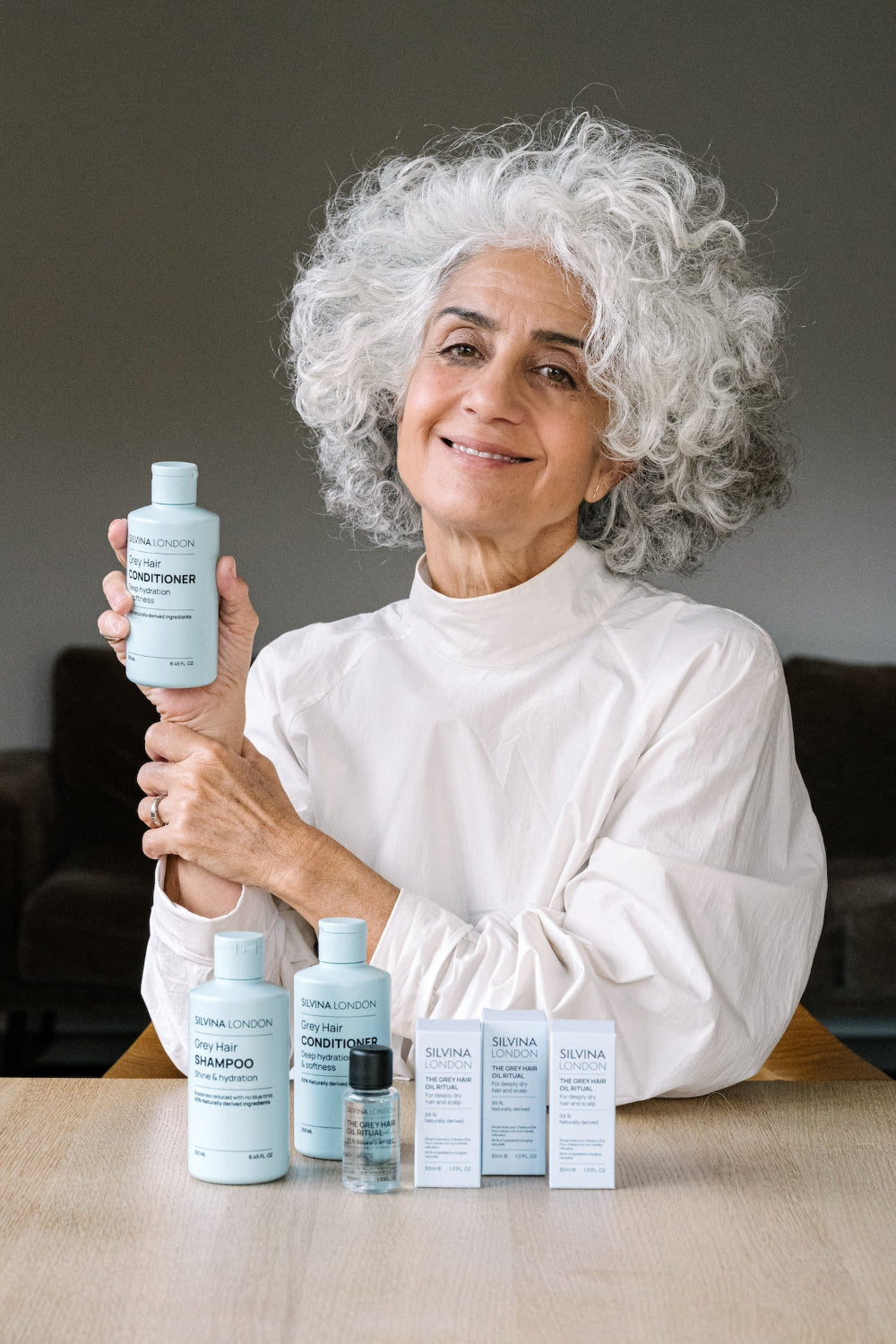 Balsamo per capelli grigi