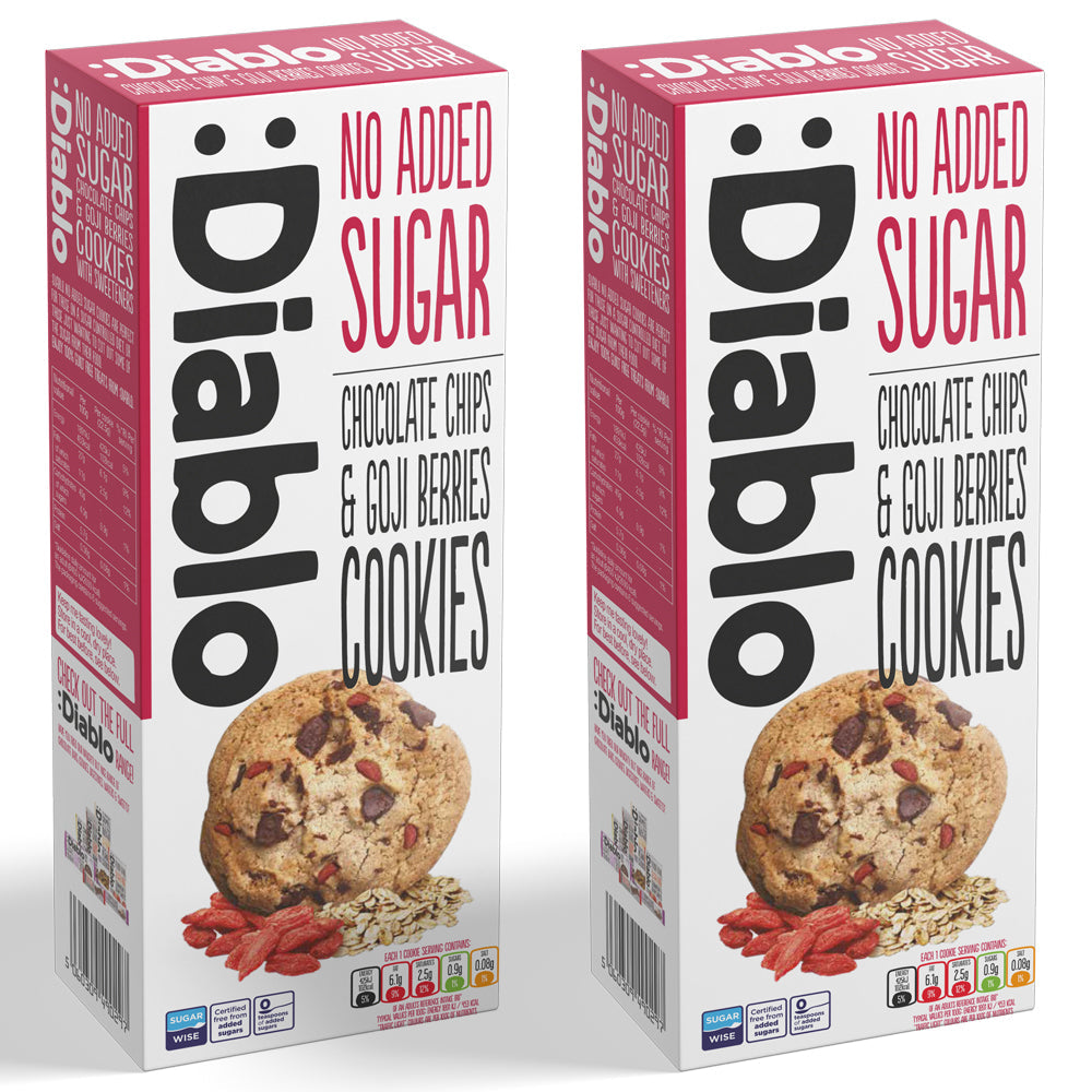 No Added Sugar Chocolate Chip & Goji Berry Cookies (135g)