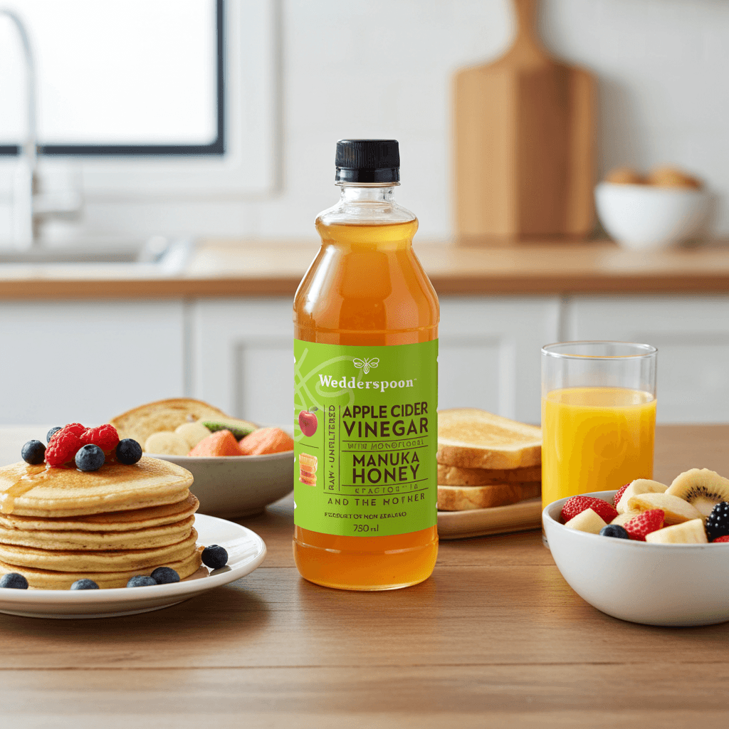 Wedderspoon Apple Cider Vinegar with Manuka Honey – Twin Pack