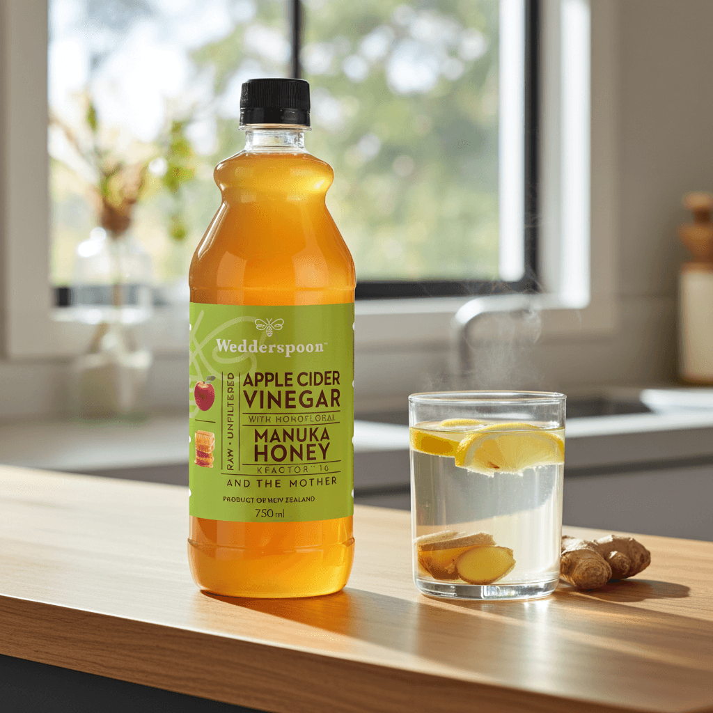 Wedderspoon Apple Cider Vinegar with Manuka Honey – Twin Pack