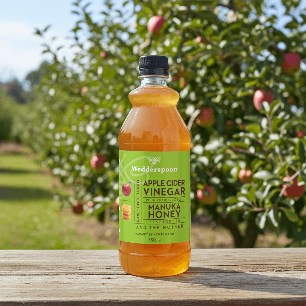 Wedderspoon Apple Cider Vinegar with Manuka Honey – Triple Pack